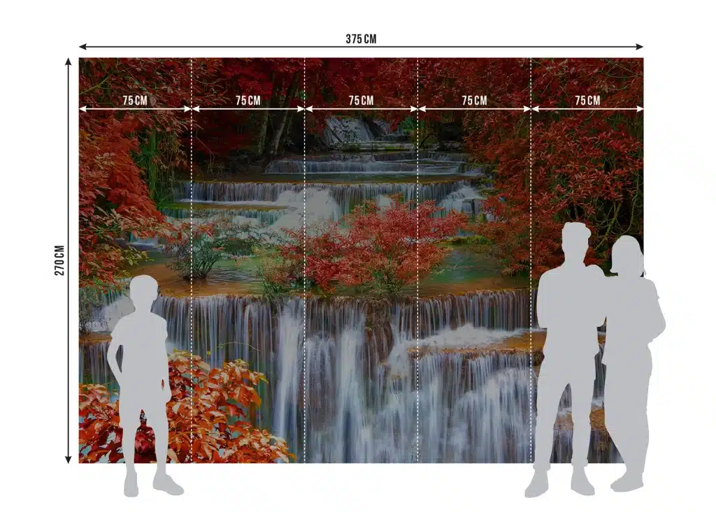 Wall Mural Waterfall, Made to Measure, FTNXXL 2437 6