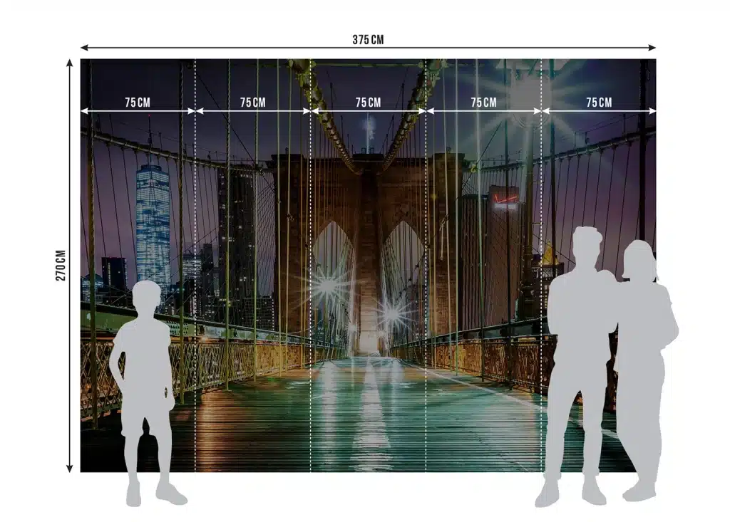 Wall Mural The Brooklyn Bridge, Made to Measure, FTNXXL 2439 8