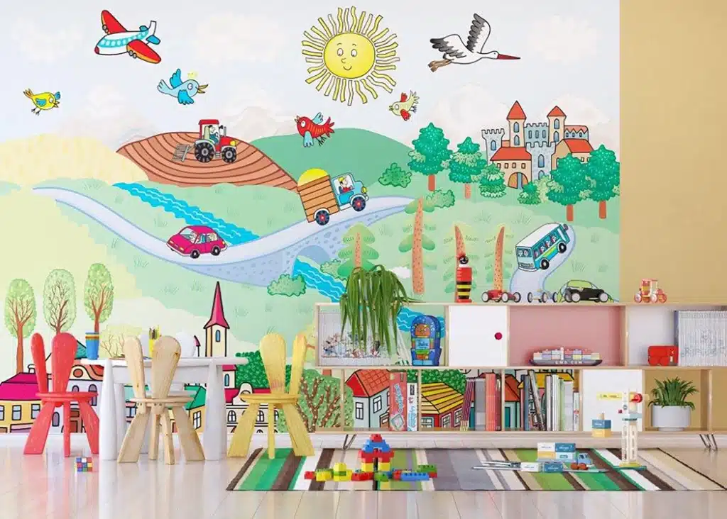 Wall Mural Countryside, Made to Measure, FTNXXL 2483