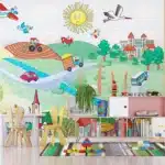 Wall Mural Countryside, 375 x 270 cm, FTNXXL 2483