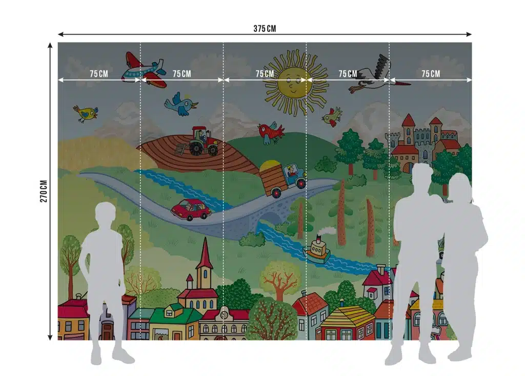 Wall Mural Countryside, Made to Measure, FTNXXL 2483 3