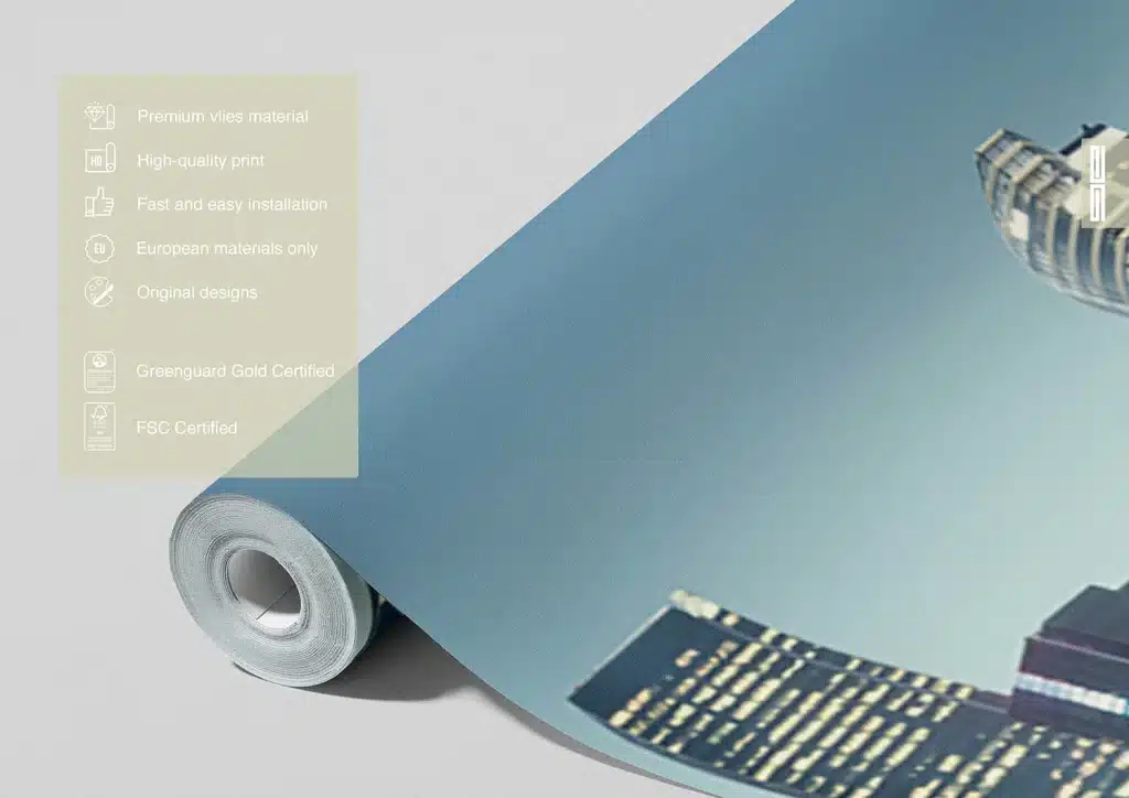 Wall Mural City Skyline at Night, Made to Measure, FTNXXL 2486 7