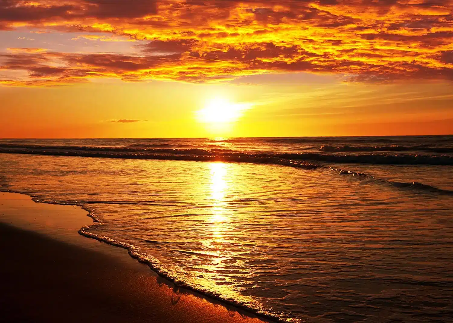 Warm Sea Sunset | Made-to-Measure Wallpaper | Artlook | FTNXXL 2487