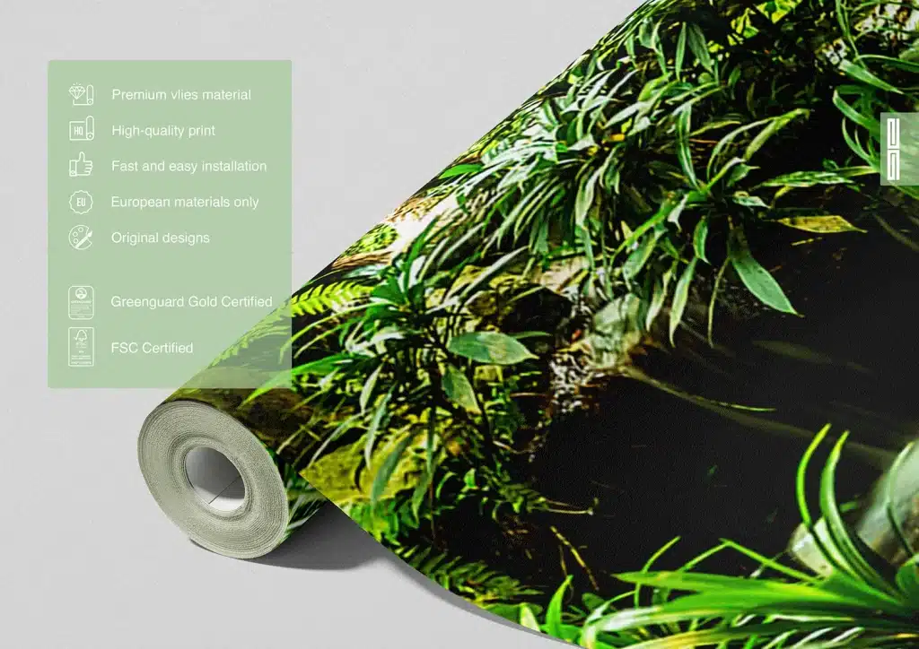 Wall Mural Jungle Waterfall Lagoon, Made to Measure, FTNXXL 2491 7