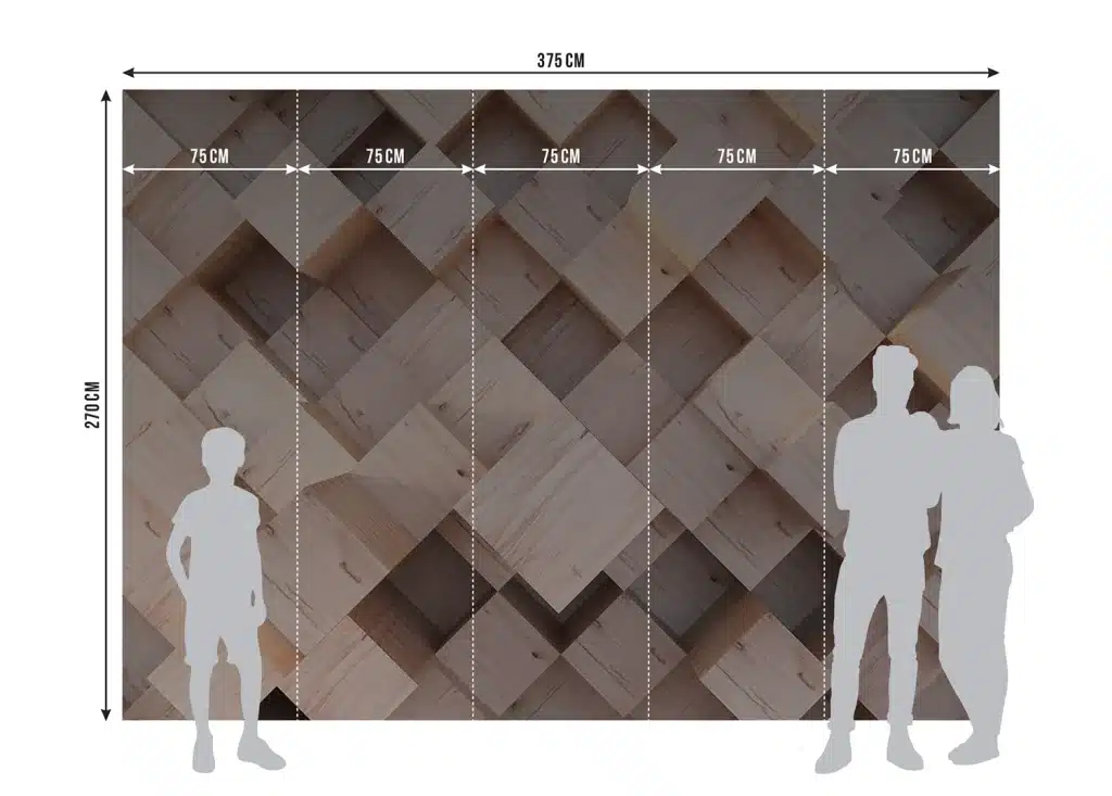 Wall Mural Abstraction, Made to Measure, FTNXXL 2496 8