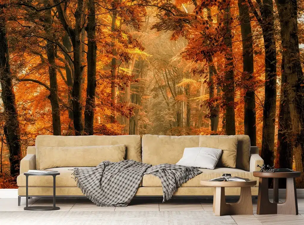 Wall Mural Golden Path, Made to Measure, FTNXXL 3009 5
