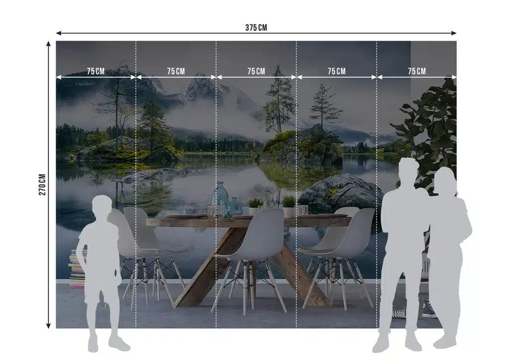 Wall Mural Forest Lake, Made to Measure, FTNXXL 3013 8