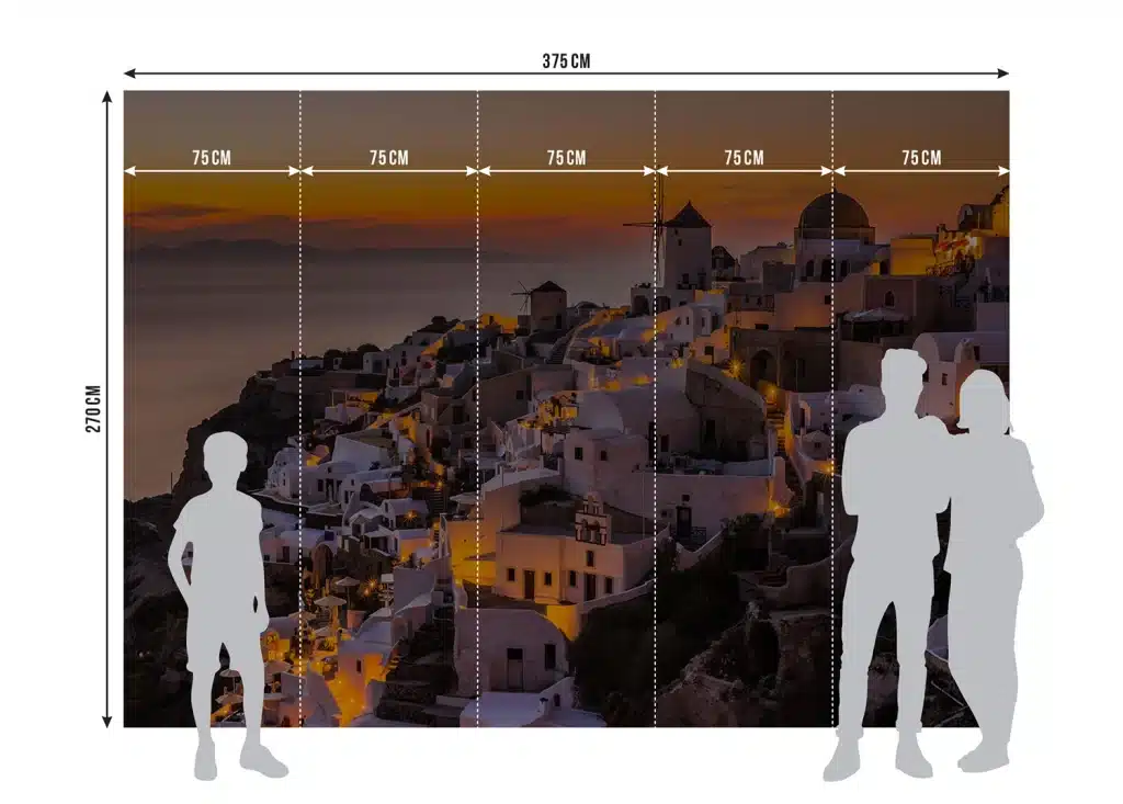 Wall Mural Santorini, Made to Measure, FTNXXL 3018 6