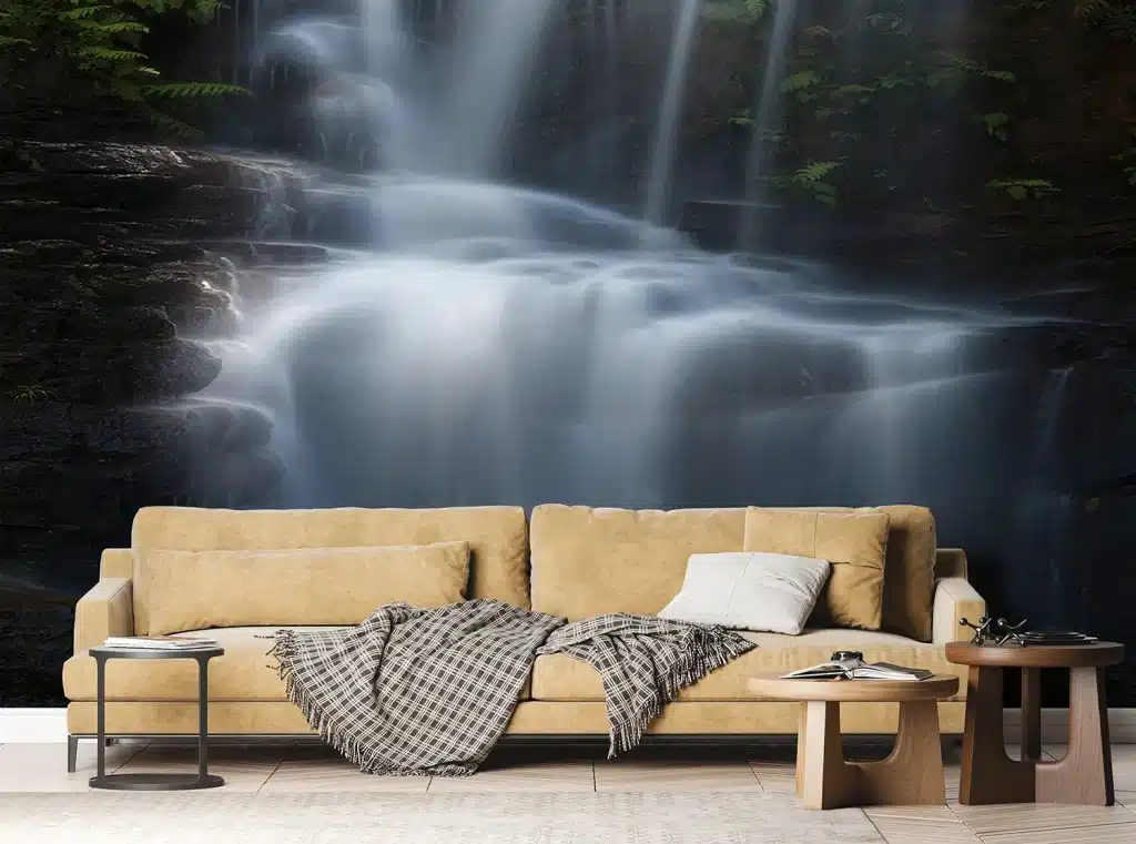 Wall Mural Forest Waterfall, Made to Measure, FTNXXL 3023 3