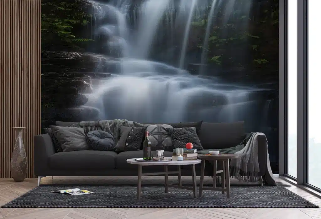 Wall Mural Forest Waterfall, Made to Measure, FTNXXL 3023 2