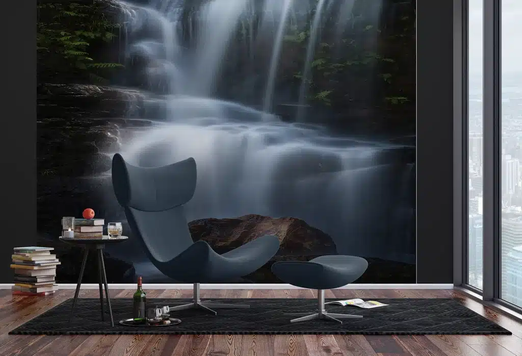 Wall Mural Forest Waterfall, Made to Measure, FTNXXL 3023