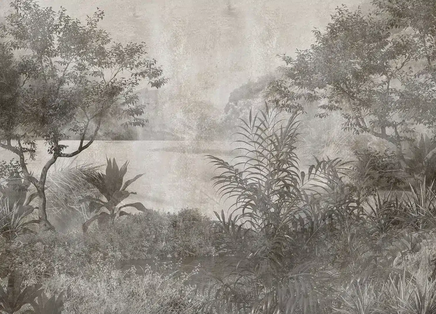 Tropical Lake | Made-to-Measure Wallpaper | Artlook | FT5P 3067