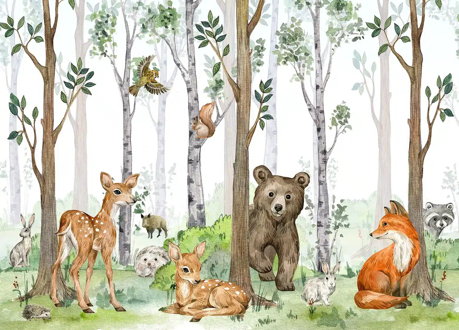 Wildlife | Made-to-Measure Kids Wallpaper | Artlook | FTD5P 3093