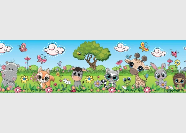 Wall Border Animals | 5 m x 13.8 cm | WBD 8011