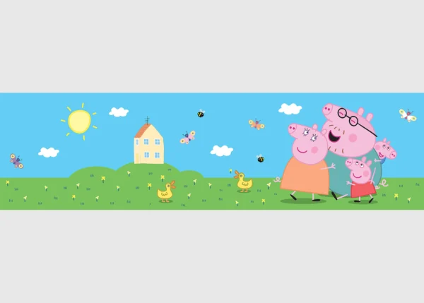 Wall Border Peppa Pig Classic | 5 m x 13.8 cm | WBD 8191