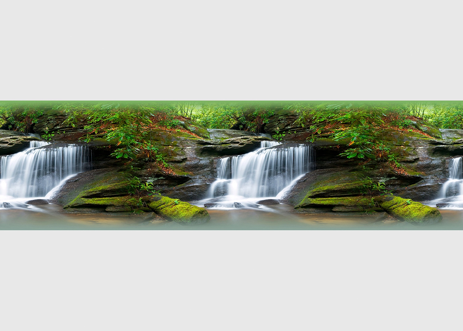 Wall Border Hidden Waterfalls | 5 m x 13.8 cm | WB 8206